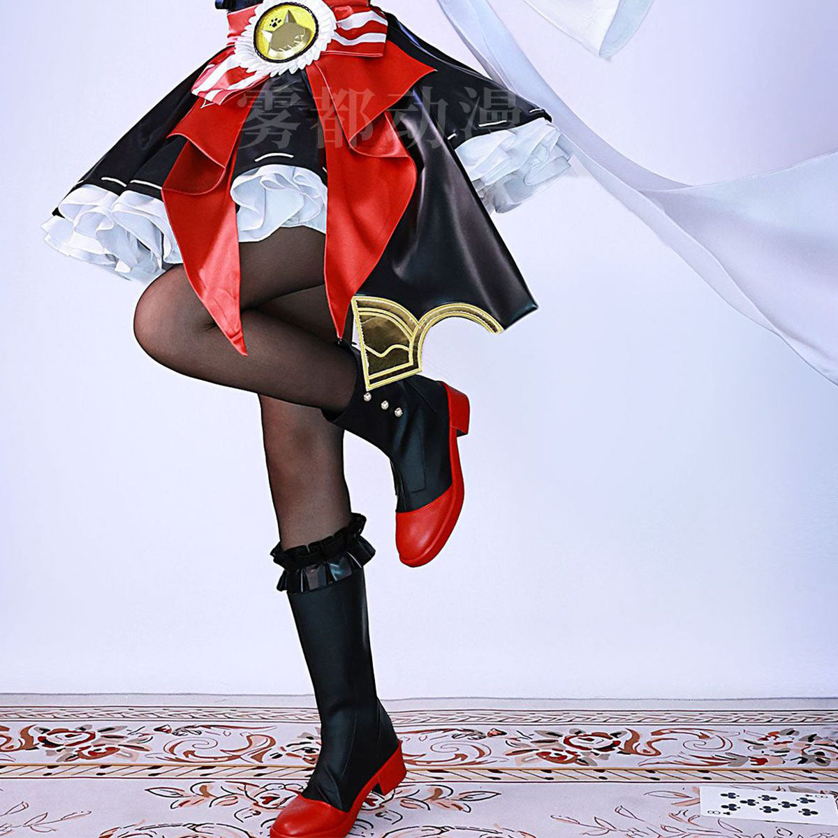 Genshin Impact Linkage Linneline Nite Kentucky Fried Chicken cos clothes KFC animation game cosplay clothes matching shoes - Smart Savvy