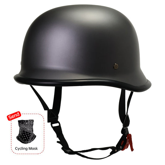 Half-Face Motorcycle Helmet for Cycling, with ECE and DOT Certifications. Made of ABS Material, Suitable for Men and Women. - Smart Savvy