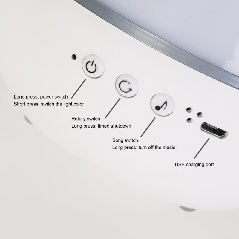 Night Light Projector With USB Cable Powered Starry Romance Rotating Projection Lamp For Kids Adults Bedroom Dec Christmas Gift eprolo