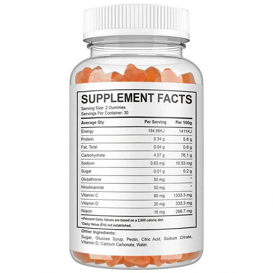 Niacinamide gummies Glutathione gummies Collagen gummies - Smart Savvy