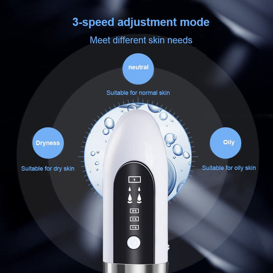 Electric Small Bubble Blackhead Remover USB Rechargeable Water Cycle Pore Acne Pimple Removal Vacuum Suction Facial Cleaner Tool eprolo