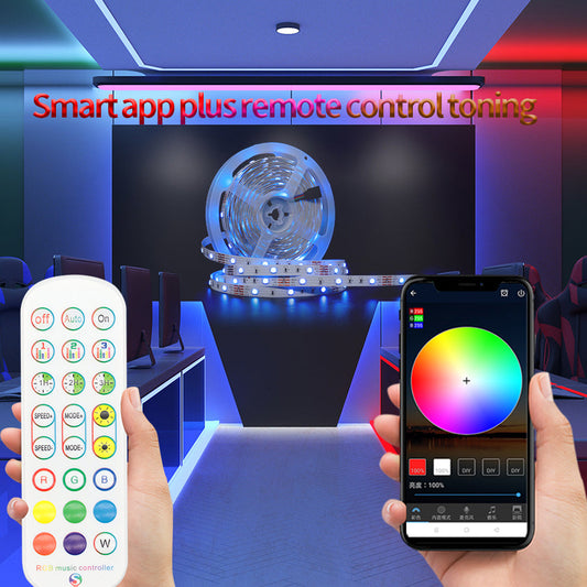 5050 Wifi Light Strip Set RGB Music 12V Light Strip Smart App Voice Sound Control LED Light Strip eprolo