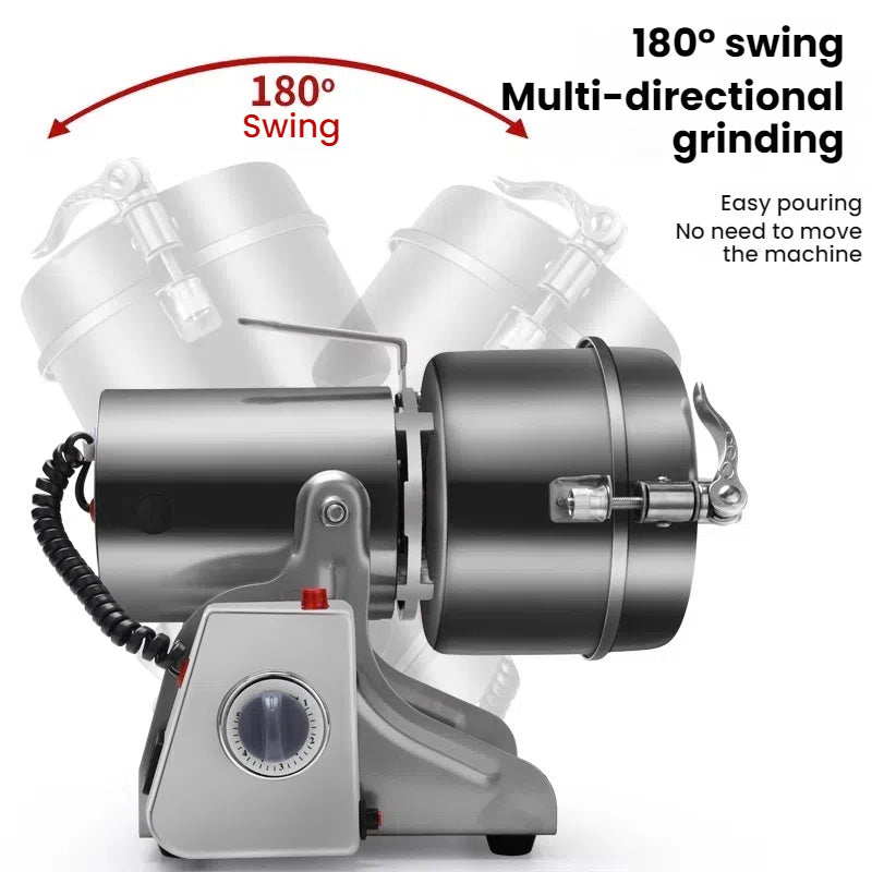 3000W, 800G Parts - Free Big - Capacity Grinder. Grinds herbs, coffee, grains, spices, medicine, wheat & dry food. - Smart Savvy