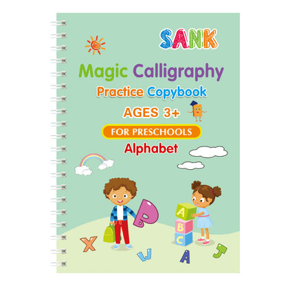 Reusable Hand Writing Practice Books Calligraphy Tracing Magic Practice Copy Book Kids Gift Students Gifts eprolo