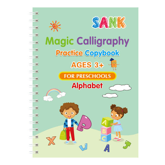 Reusable Hand Writing Practice Books Calligraphy Tracing Magic Practice Copy Book Kids Gift Students Gifts eprolo