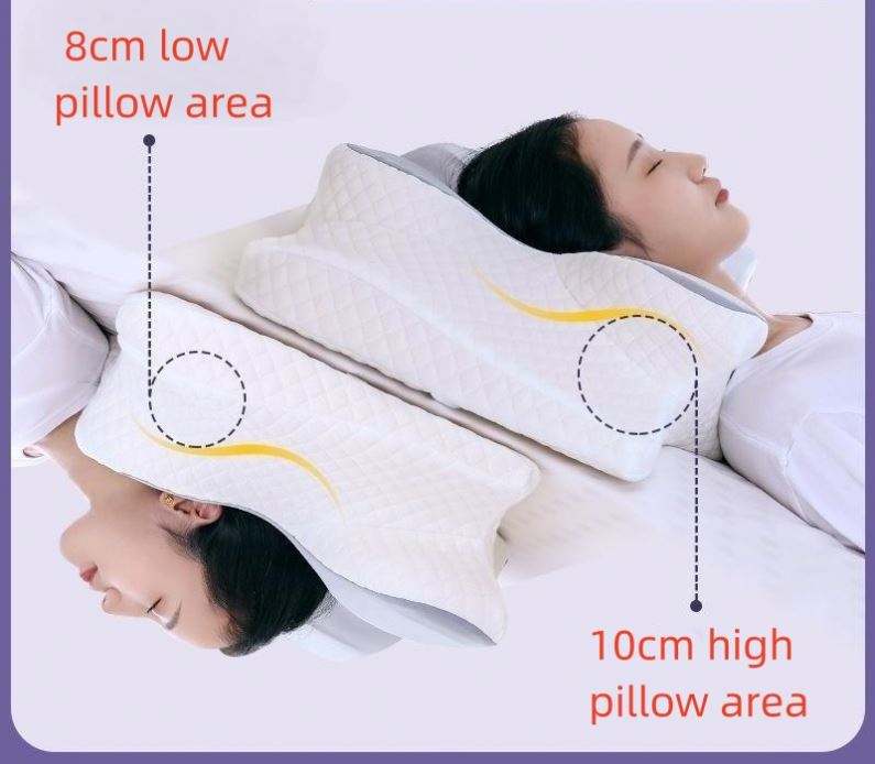Ergonomic Cervical Pillow For Sleeping Orthopedic Support Pillows Odorless Contour Neck Pain Memory Foam Pillow - Smart Savvy