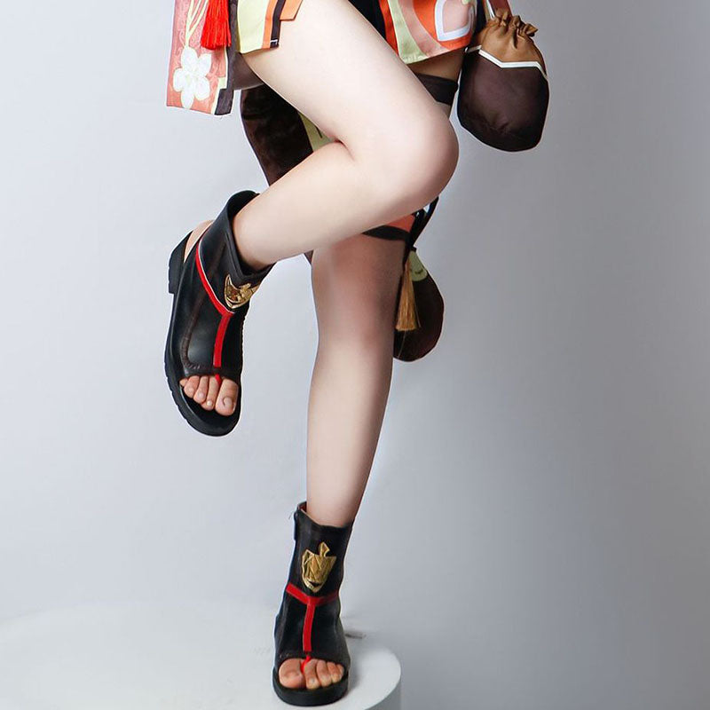 Genshin Impact COS clothes Luoli women's clothes Longlizhiraccoon dog early pomelo cosplay clothing matching shoes - Smart Savvy