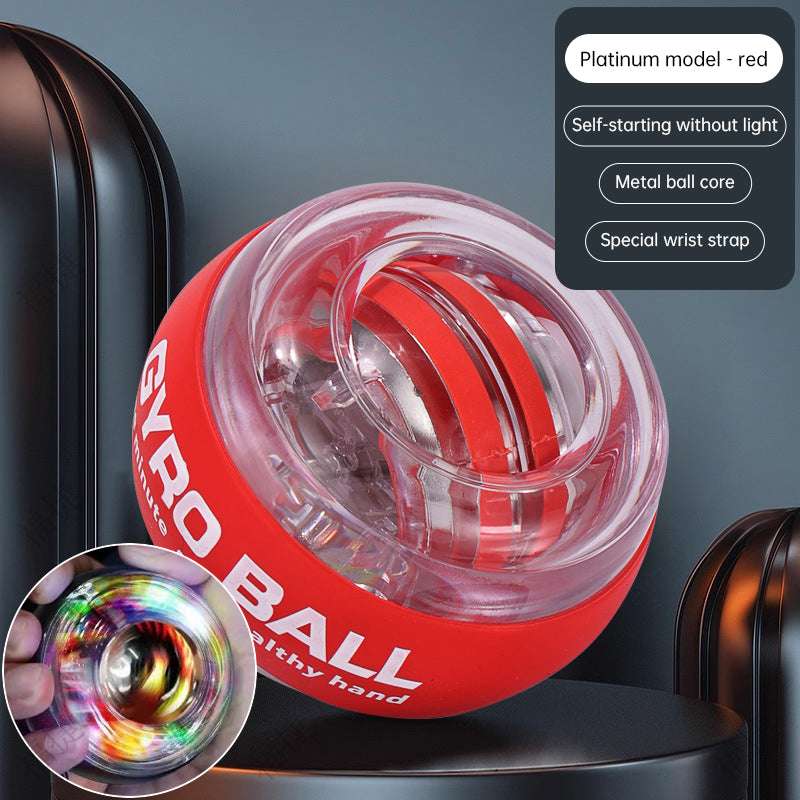 Auto-Counter Gyro Ball, a wrist exerciser with LED. Also named Wrist Power Gyro Ball, it builds arm strength for workouts. - Smart Savvy