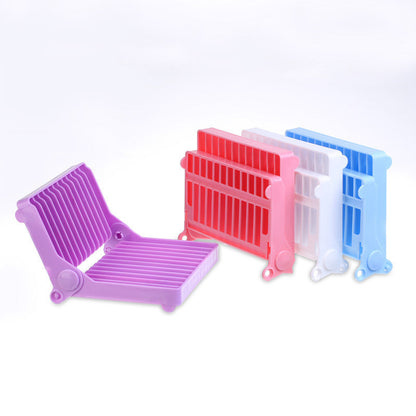 Collapsible Plate Storage Drain Rack Kitchen Dish Rack Organizer Rack Cup Drying Rack eprolo