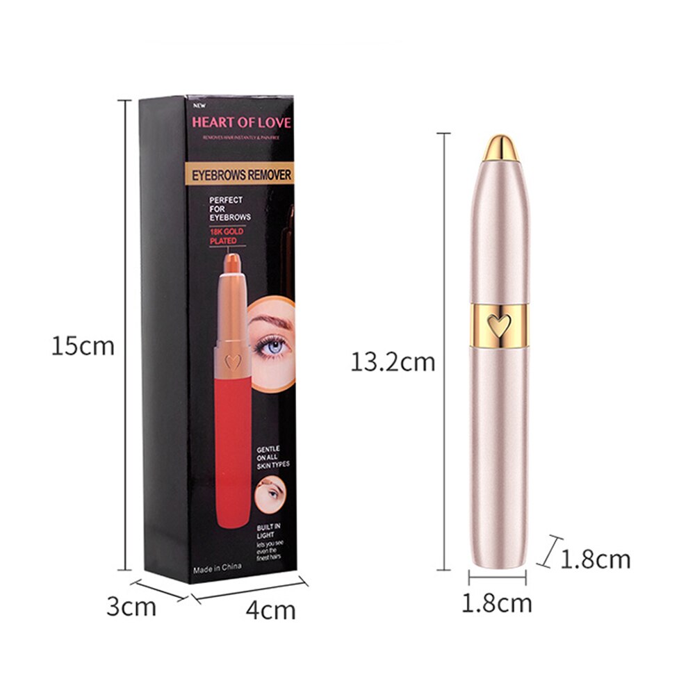 Electric Trimmer Eyebrow Hair Remover for Women Epilators Lipstick Brows Pen Hair Remover Shaver Razor Finishing Painless eprolo