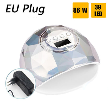 86W UV LED Lamp Nail Dryer For Nail Manicure With 39 PCS LEDs Fast Drying Nail Drying Lamp Curing Light eprolo