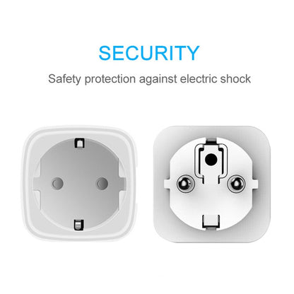 Smart WiFi Plug Adaptor 16A Remote Voice Control Power Monitor Socket Outlet Timing Function Work With Alexa Google Home Tuya eprolo