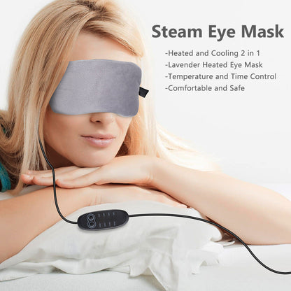 Lavender Steam Hot Compress Eye Mask USB Constant Temperature Cold And Hot Compress Shading Eye Mask eprolo