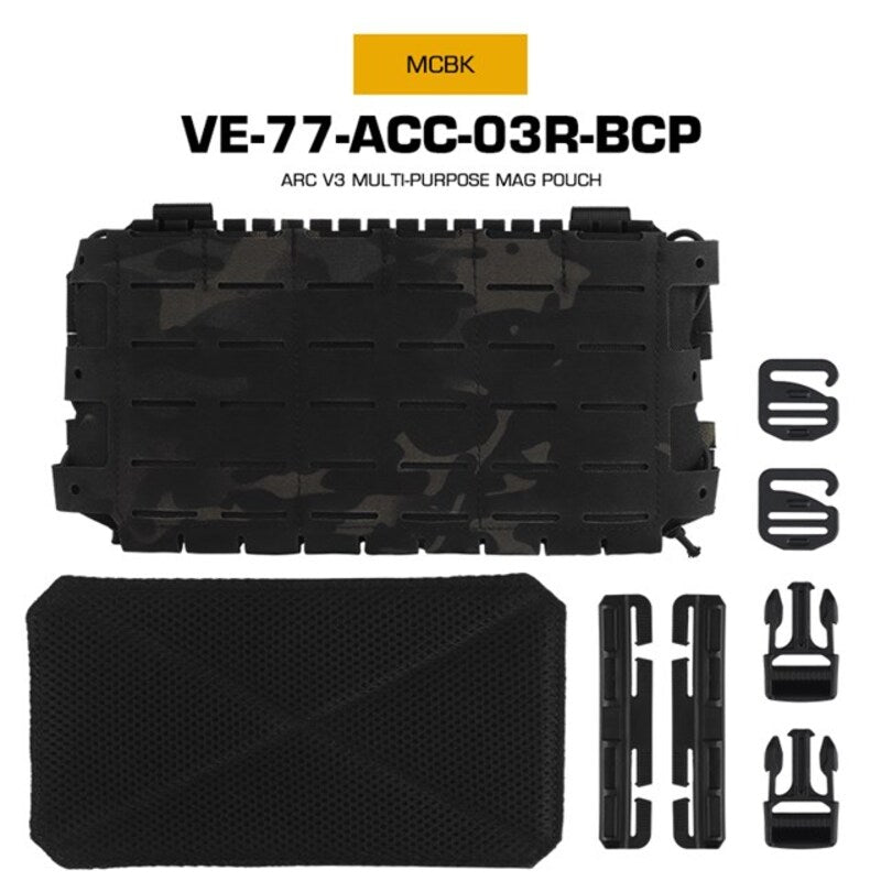 Tactical ARC V3 Molle Mag Pouch for M4/AR15, laser-cut, for hunting & airsoft. - Smart Savvy