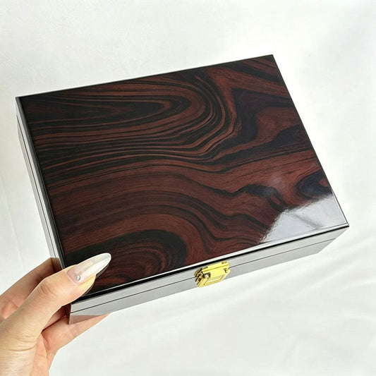 Classic Wooden Jewelry Box with Lock – Premium Storage Case eprolo