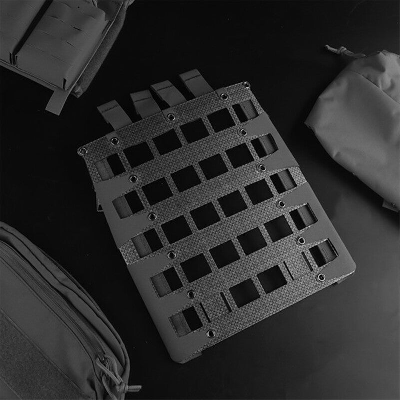 Tactical Vest - Molle Zipper Back Panel, for Paintball, Airsoft, Outdoor Hunting. Plate Carrier Expansion Equipment. - Smart Savvy