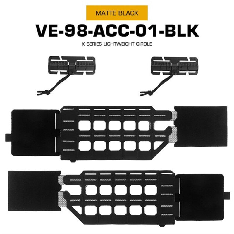 KZ Hunting Vest - Plate Carrier in Low Profile MOLLE, Quick Release, K Zero Style with Belt for Airsoft. - Smart Savvy