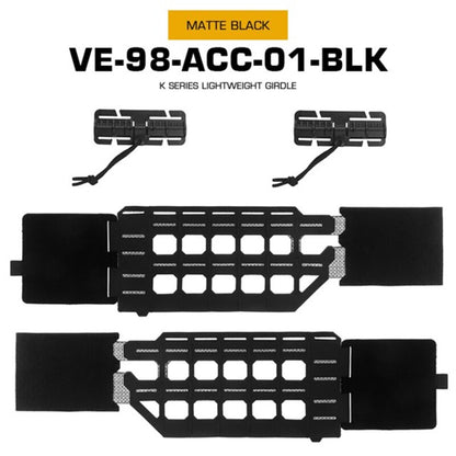 KZ Hunting Vest - Plate Carrier in Low Profile MOLLE, Quick Release, K Zero Style with Belt for Airsoft. - Smart Savvy