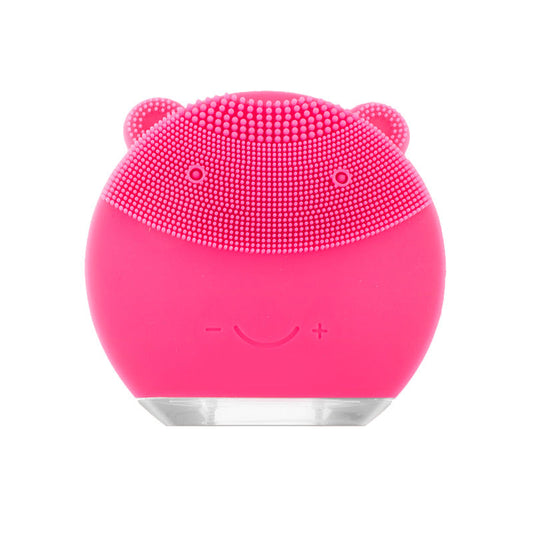 Electric Bear Silicone Facial Cleansing Brush Rechargeable Facial Washing Brush Cleaning Beauty Instrument Ultrasonic Pore Cleaner eprolo