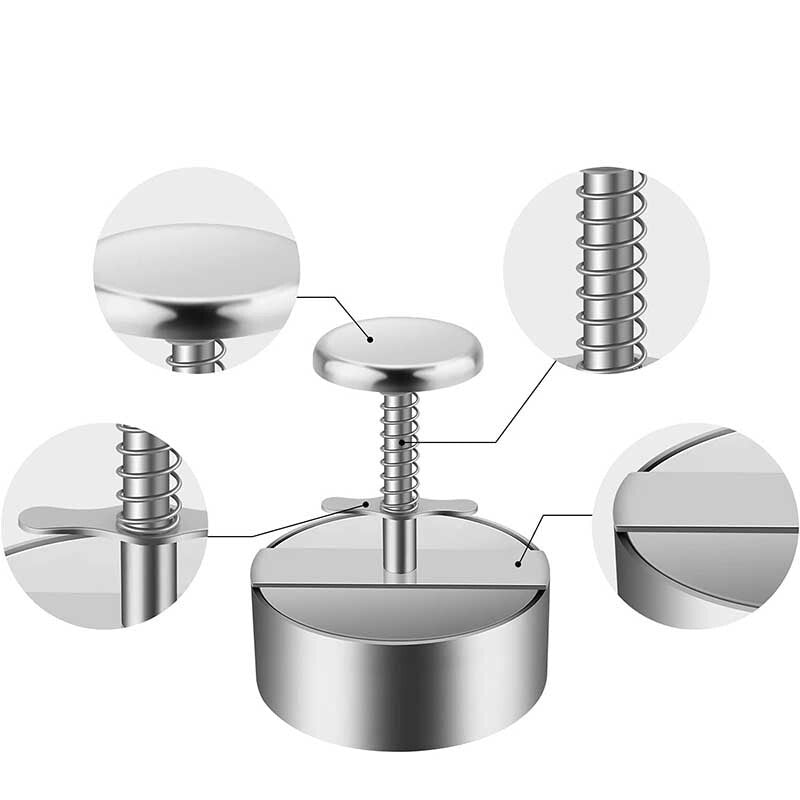 Manual Burger Press, 304 Stainless Steel Burger Press Mold, Hamburger Press, Kitchen Tool eprolo