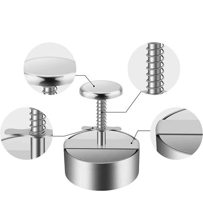 Manual Burger Press, 304 Stainless Steel Burger Press Mold, Hamburger Press, Kitchen Tool eprolo