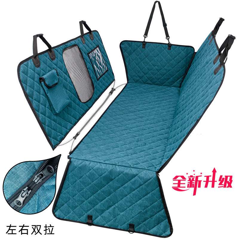 Divisible Waterproof Car Seat Pad for Rear Seats - Suitable for Pets and Humans, Thickened and Water-Resistant Automotive Backseat Pet Pad - Smart Savvy