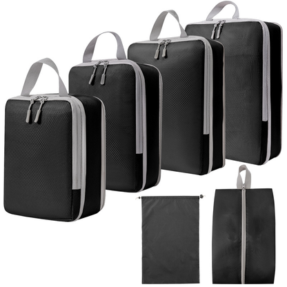 Compressed travel storage bag set, digital toiletries and cosmetics storage bag, shoes, luggage, clothing, travel storage bag eprolo