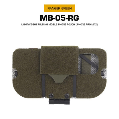 Tactical Phone Pouch, Molle, for Airsoft, Camping, Hunting. Foldable, for Phone & Map. - Smart Savvy