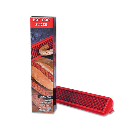 Cross - Groove Sausage & Hot Dog Slicer: Precision Mesh, Ideal Kitchen Accessory - Smart Savvy