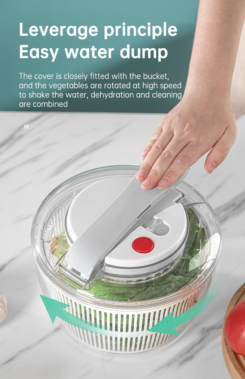 Multifunction 3 in 1 kitchen fruit vegetable dryer tools large manual Lettuce salad Spinner with Lidmaterial: plastic eprolo