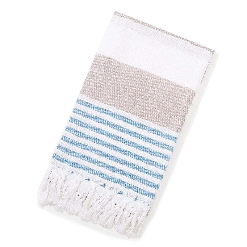 Turkish Beach Towel Striped Fringe Quick-Dry Large Size Cotton Bath Towel Multiple Styles Wholesale eprolo