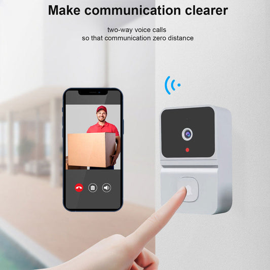 Z30 Graffiti Smart Wireless Doorbell Home Smart Cat Eye WiFi Doorbell Home Visual Doorbell eprolo