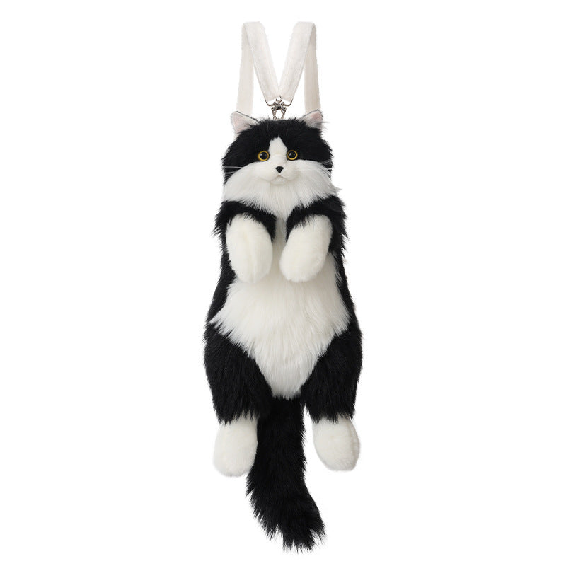 Handmade plush cat backpacks: super cute, trendy. Great bday gifts or toys, doubles as a cat - themed shopping bag - Smart Savvy