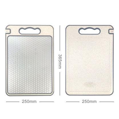 Stainless steel cutting board, mold proof and antibacterial plastic double-sided cutting board eprolo