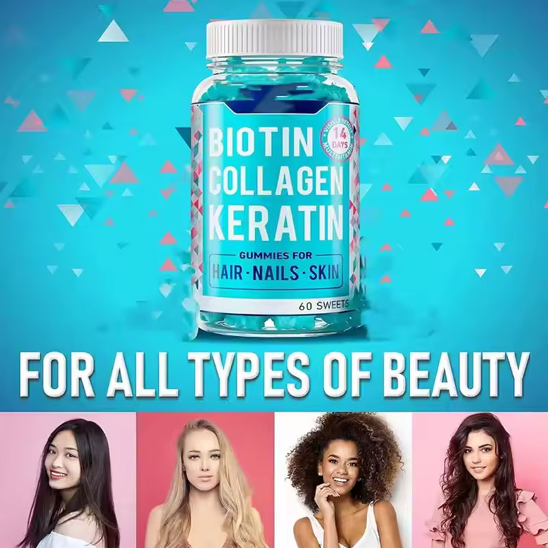 Collagen gummy hair growth biotin gummy - Smart Savvy