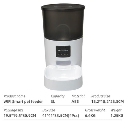 Wifi Smart APP Pet Feeder Household use Microchip Dog Automatic Pet Feeder Automatic Pet Feeder eprolo