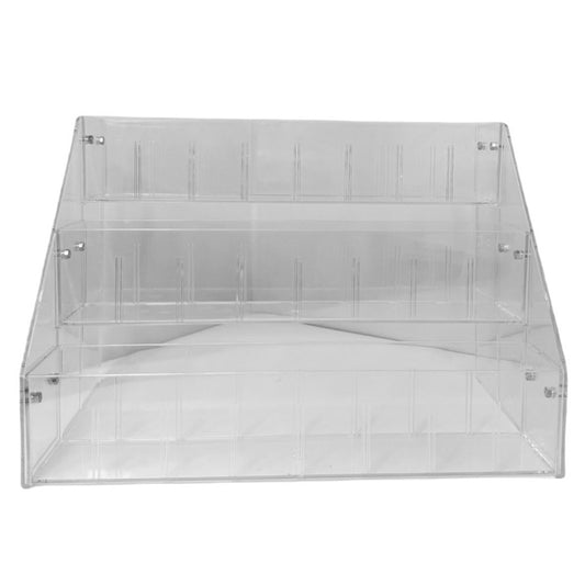 Spacious 3-Layer Display Shelf for Labubu Dolls and Handmade Blind Boxes, Stepped Transparent Acrylic Storage Solution - Smart Savvy