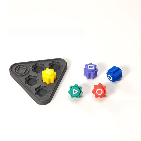 New Korean Gonggi Game Set with 5 Stones & Round Case. - Smart Savvy