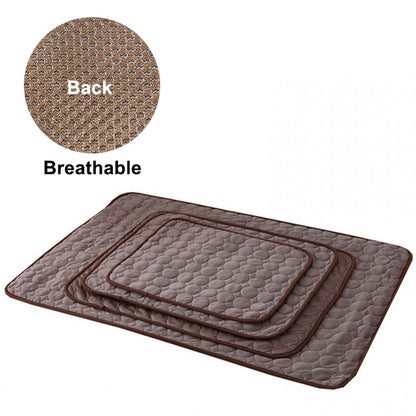 Dog Mat Cooling Summer Pad Mat For Dogs Cat Blanket Sofa Breathable Pet Dog Bed Summer Washable For Small Medium Large Dogs Car eprolo