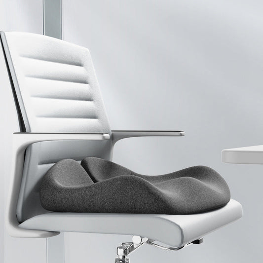 Memory Foam Coccyx Cushion. Alleviates tailbone/sciatica/back pain. Non - slip for office/car seats. - Smart Savvy