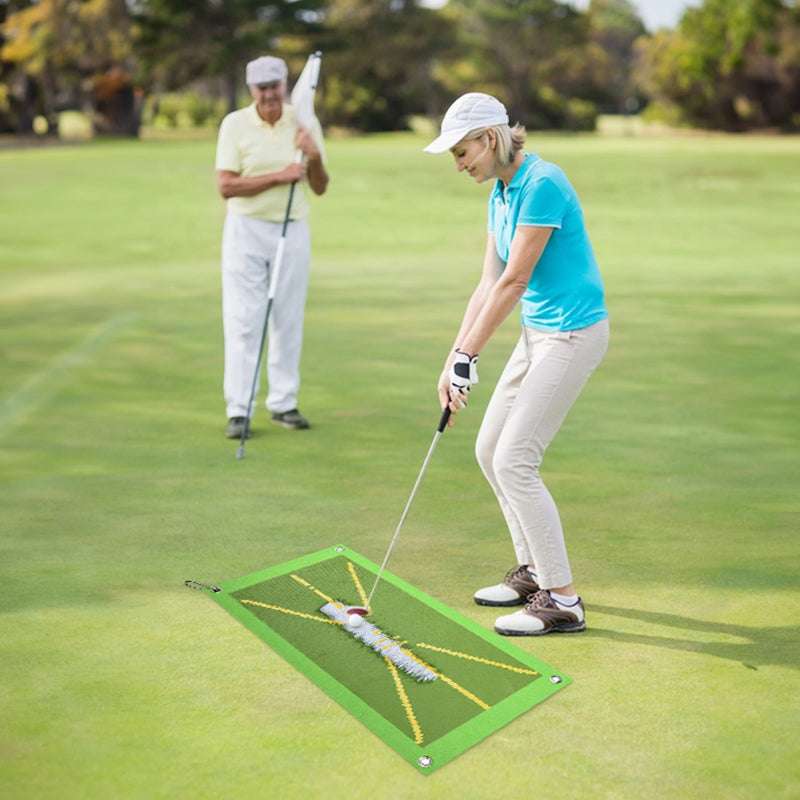 Golf Training Mat: Detect Swing, Show Path Feedback & Correct Hitting Posture - Smart Savvy