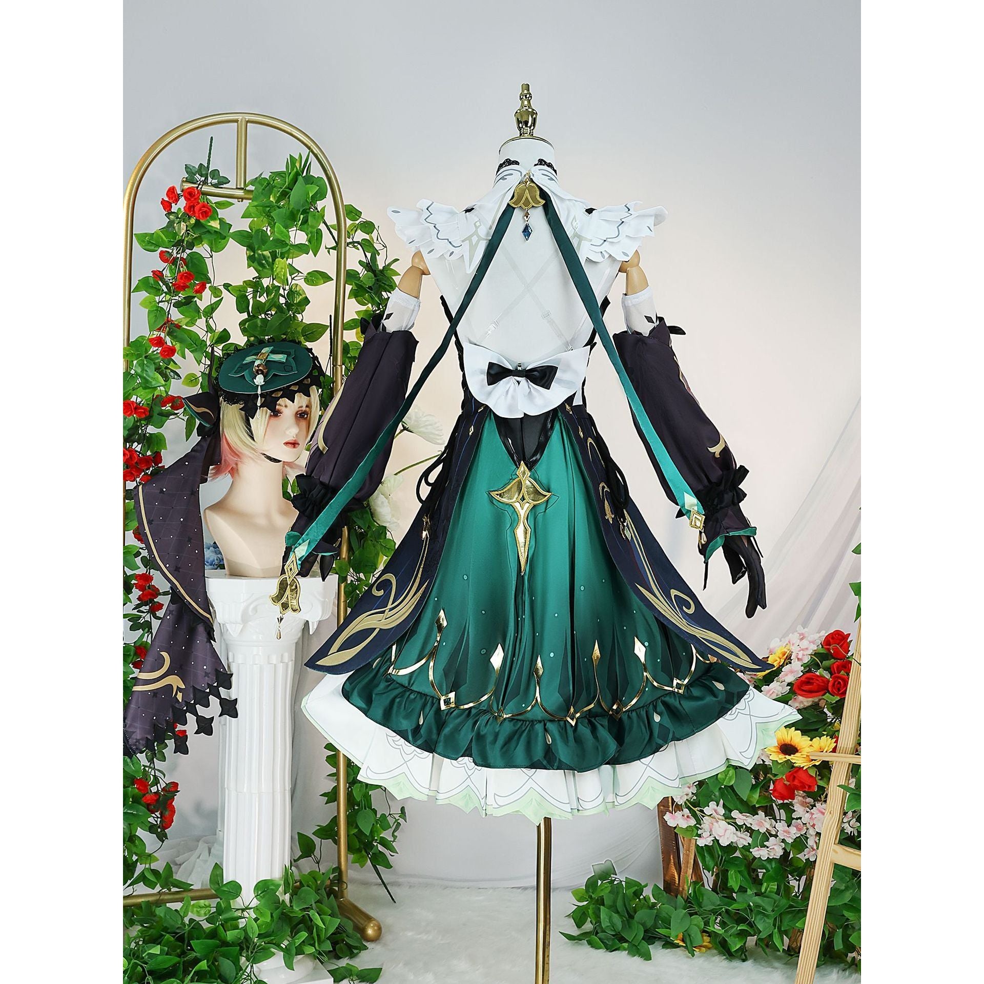 Genshin Impact cos costume perfumer Amelia cosplay costume matching shoes - Smart Savvy