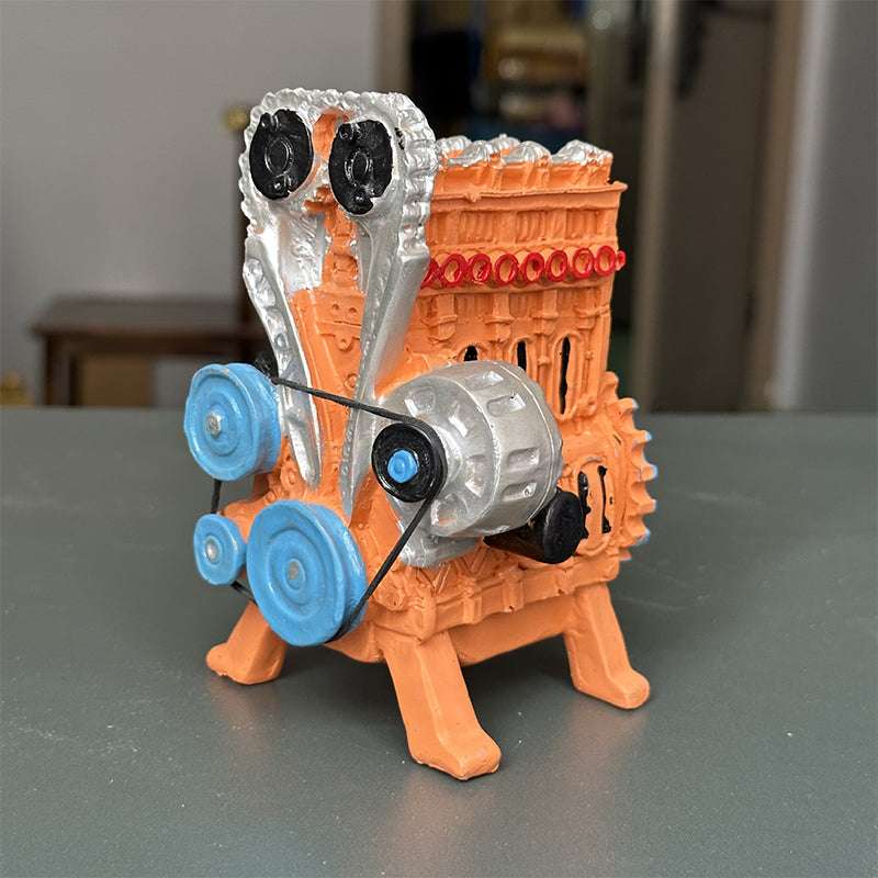 8 - Cylinder Resin Simulation Car Engine Model Kit. A Full - Metal DIY Assembly Toy for Car Enthusiasts - Smart Savvy