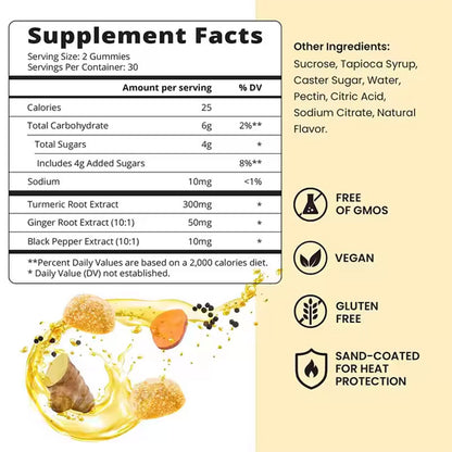Curcumin gummies black pepper gummies - Smart Savvy