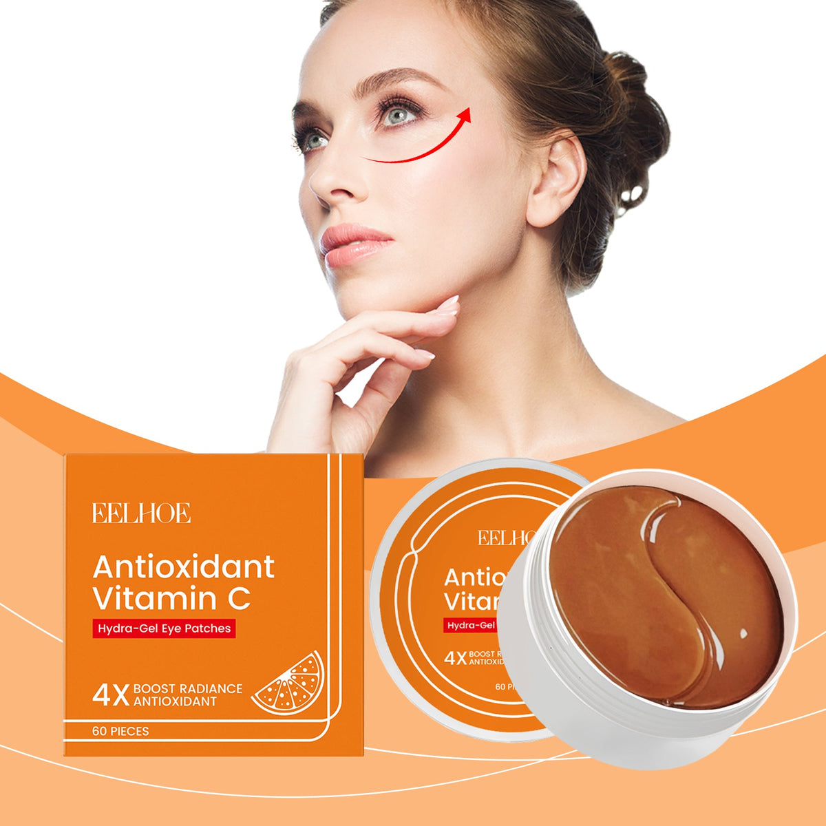Vitamin C Under Eye Patch Bag Care Cool And Moisturize The Skin Around The Eyes Eye Mask Patch eprolo