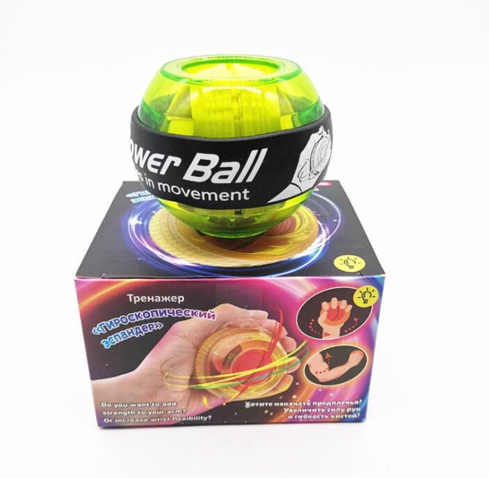 LED Wrist Ball Trainer Gyroscope Strengthener Gyro Power Ball Arm Exerciser Exercise Machine Gym powerball Fitness Equipment eprolo