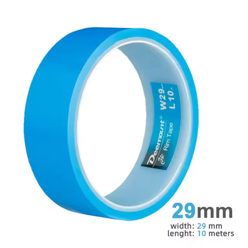 Tensilized Strapping Tape for Tubeless Bicycle Rims, 9.14m long, widths of 23/25/27/29/32/34mm, good residue-holding. - Smart Savvy