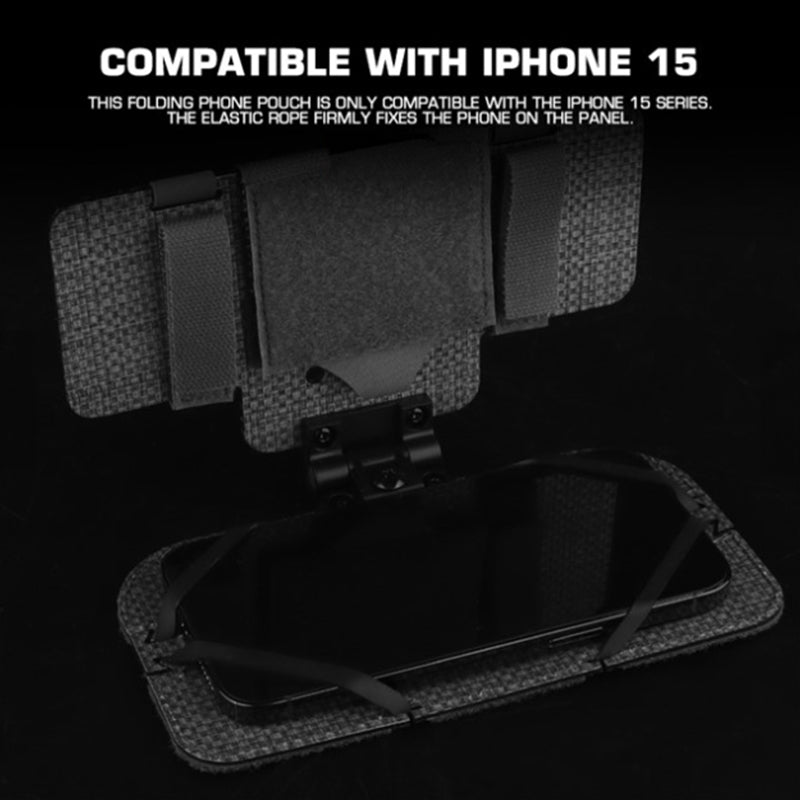 Tactical Phone Pouch, Molle, for Airsoft, Camping, Hunting. Foldable, for Phone & Map. - Smart Savvy