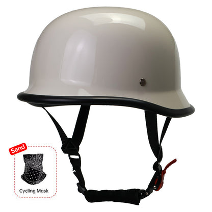 Half-Face Motorcycle Helmet for Cycling, with ECE and DOT Certifications. Made of ABS Material, Suitable for Men and Women. - Smart Savvy