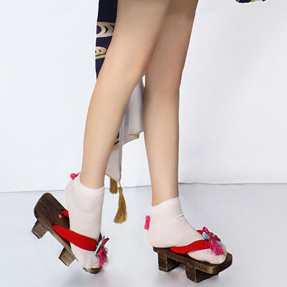 Genshin Impact cos clothes, rice wife, big lady, goddess, Ayanami cosplay clothes, matching shoes - Smart Savvy